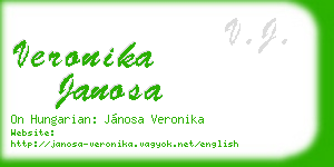 veronika janosa business card
